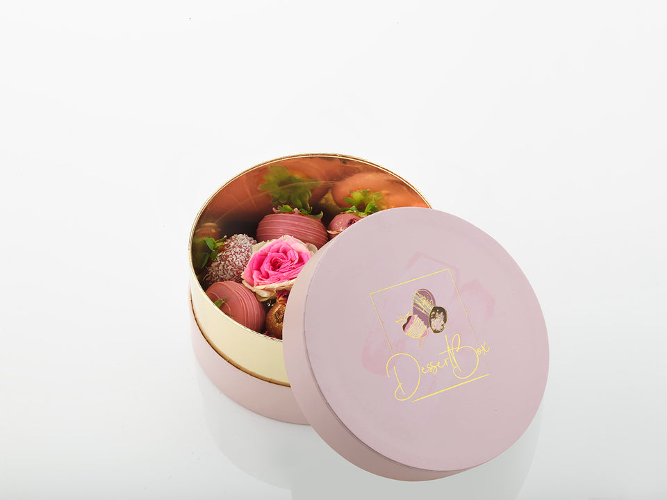 Mini Dessertbox Rosa